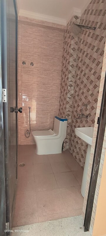 Bathroom in 2 BHK Builder Floor at Chattarpur – for Rent