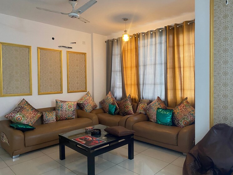 Living Room, motiaz-royal-citi 3 Bedroom 1460 Sq.Ft. Apartment In Ambala Highway Zirakpur 9197096