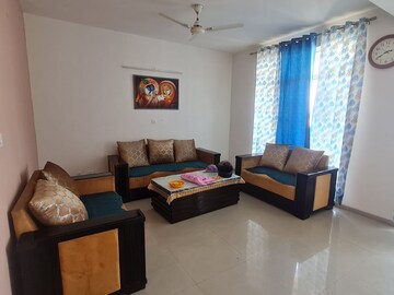 Living Room in 3 BHK Apartment at Sushma Elite Cross, Dhakoli – for Rent