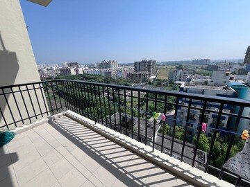 Balcony in 3 BHK Apartment at Sushma Elite Cross, Dhakoli – for Rent