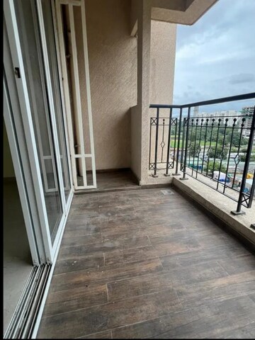 Balcony in 3 BHK Apartment at K Raheja Reserve, Mohammadwadi – for Rent