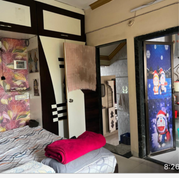 Bedroom in 1.5 BHK Apartment at Shah Complex 2, Sanpada Sector 1 – for Rent