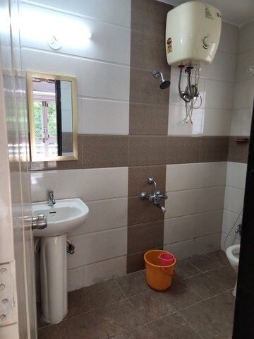 Bathroom in 2.5 BHK Apartment at Pimple Saudagar – for Rent