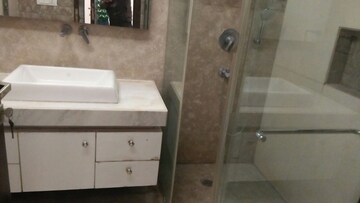 Bathroom in 4 BHK Builder Floor at Boutique Residential Apartments N-136, Panchsheel Park – for Rent