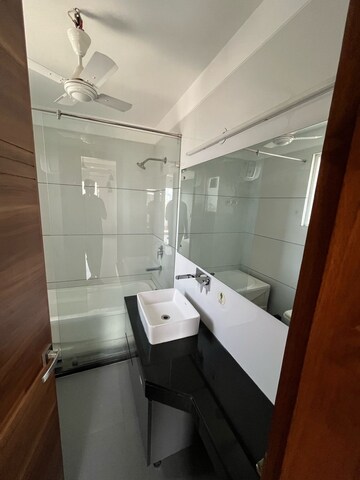 Bathroom in 3 BHK Builder Floor at Omaxe Designer Villas Mayfield Garden, Sector 51 – for Rent
