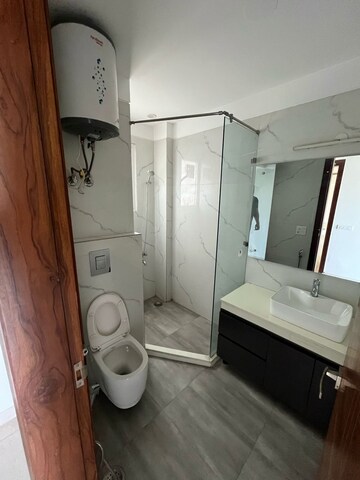 Bathroom in 3 BHK Builder Floor at Omaxe Designer Villas Mayfield Garden, Sector 51 – for Rent