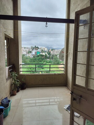 Balcony in 2 BHK Apartment at Soba Optima, Sinhagad Road – for Rent