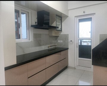 Kitchen in 2.5 BHK Apartment at Aparna Sarovar, Nallagandla – for Rent