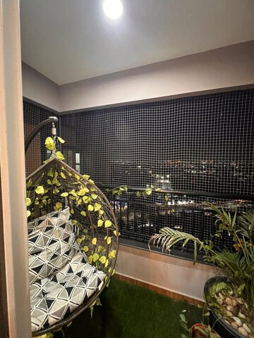 Balcony in 3 BHK Apartment at Pashmina Waterfront, Old Madras Road – for Rent