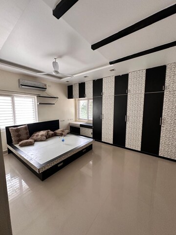 Bedroom in 4 BHK Apartment at Aakriti CRR Lakeside Ville, Tellapur – for Rent