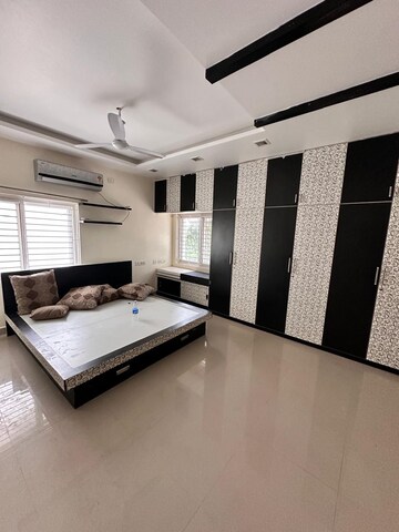 Bedroom in 4 BHK Apartment at Aakriti CRR Lakeside Ville, Tellapur – for Rent