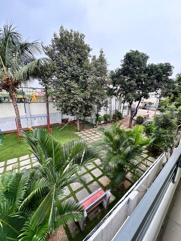 Balcony in 4 BHK Apartment at Aakriti CRR Lakeside Ville, Tellapur – for Rent