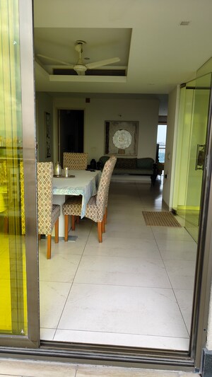 Living Room in 3.5 BHK Apartment at Panchshil One North, Magarpatta City – for Sale