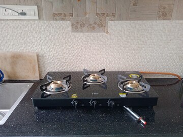 Kitchen in 1 RK Apartment at Pashmina Waterfront, Old Madras Road – for Rent