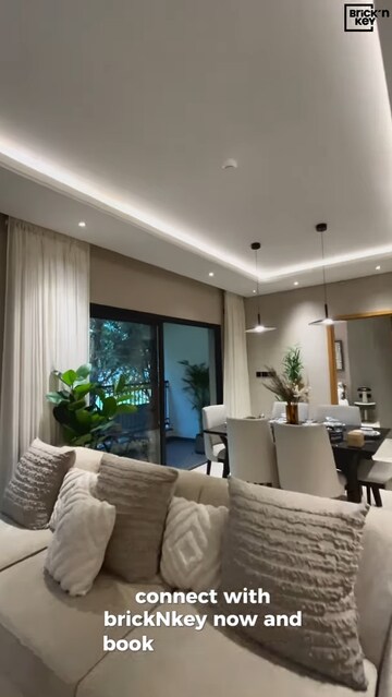 Living Room in 3 BHK Apartment at Sobha Manhattan Towers Town Park, Hosur Road – for Sale