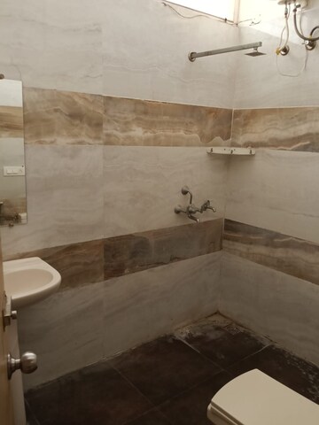 Bathroom in 3 BHK Independent House at MS Enclave Zirakpur, Dhakoli – for Rent