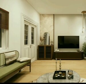 Living Room in 3 BHK Villa at Colvale – for Sale