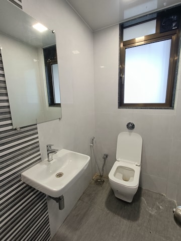 Bathroom in 3 BHK Apartment at Neminath Nemi Bhavan, Goregaon West – for Rent