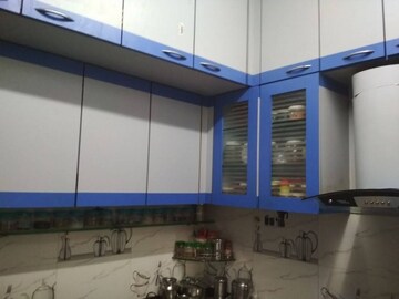 Kitchen in 3 BHK Apartment at Soham Garden, Manpada – for Rent