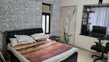 Kitchen in 3 BHK Apartment at Soham Garden, Manpada – for Rent