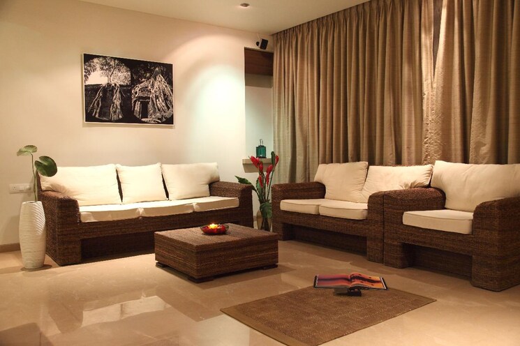Living Room, juhu 4 Bedroom 1800 Sq.Ft. Apartment In Juhu Mumbai 9198163
