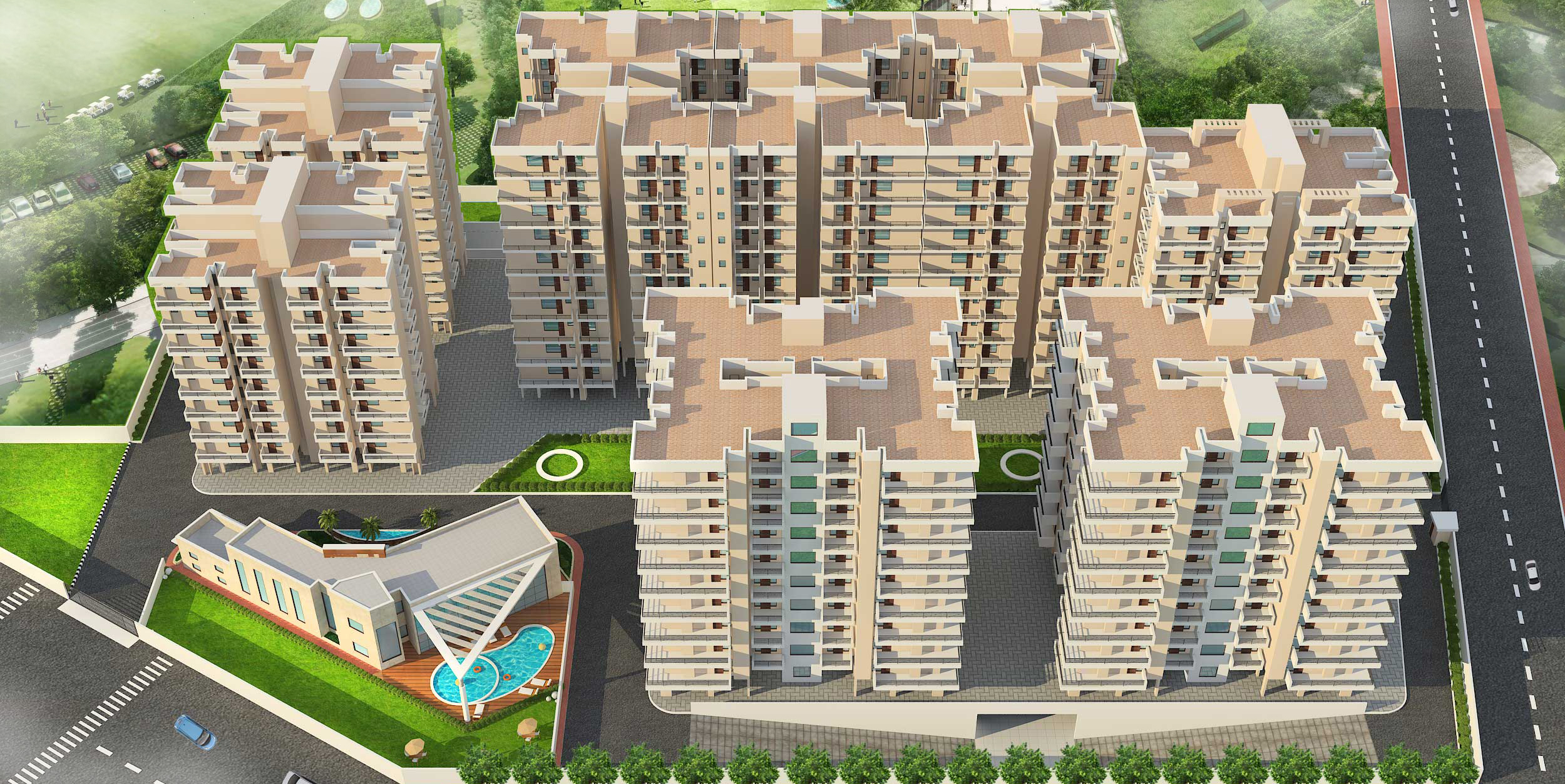 3 BHK 1305 Sq.Ft. Apartment in GPM Bloosom Greens