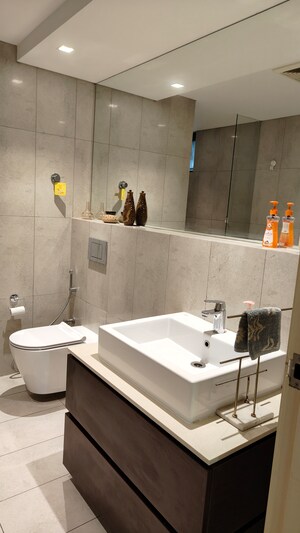 Bathroom in 3.5 BHK Apartment at Panchshil One North, Magarpatta City – for Sale