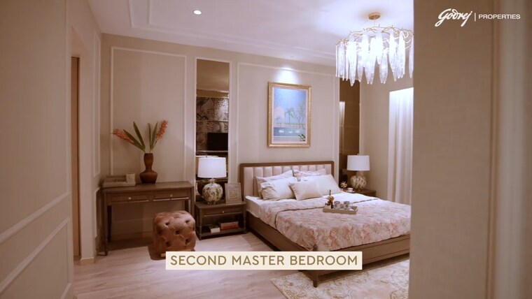 Bedroom, godrej-majesty 3 Bedroom 1993 Sq.Ft. Apartment In Sector 12 Greater Noida Greater Noida 9198351