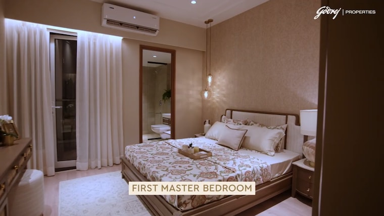 Bedroom, godrej-majesty 3 Bedroom 1993 Sq.Ft. Apartment In Sector 12 Greater Noida Greater Noida 9198351