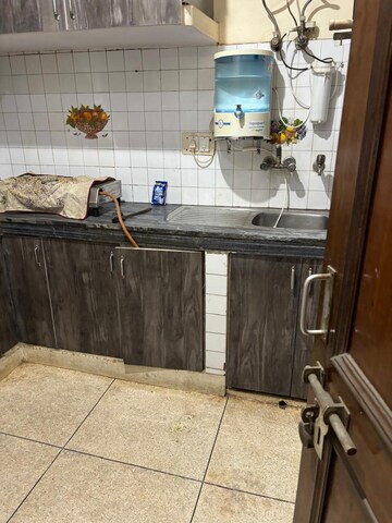 Kitchen in 2 BHK Builder Floor at Malviya Nagar – for Rent