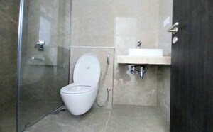 Bathroom in 3 BHK Apartment at Oberoi Eternia, Mulund West – for Sale