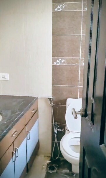 Bathroom in 3 BHK Apartment at Coral Apartments, Ramprastha Greens – for Rent