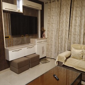 Living Room in 3 BHK Builder Floor at New Industrial Township 2 – for Sale