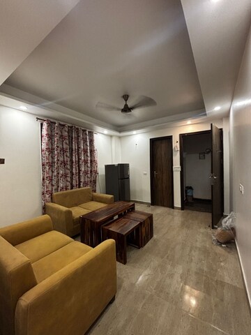 Living Room in 1 BHK Apartment at Freedom Fighters Enclave – for Rent