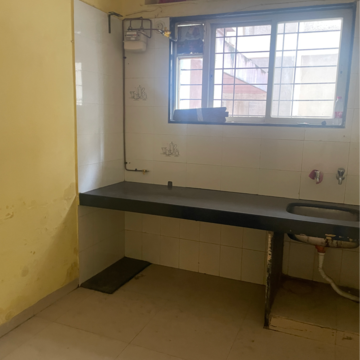 Kitchen in 1 BHK Apartment at Shree Manibhadra Wakad Centre, Bhagwan Nagar – for Rent