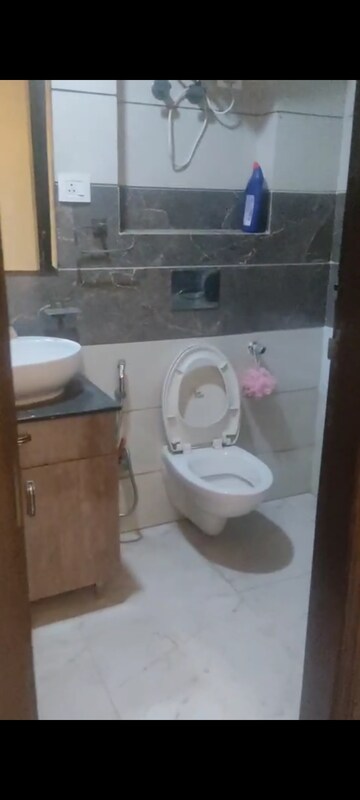 Bathroom in 2 BHK Builder Floor at Kalkaji – for Rent