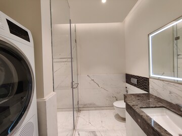 Bathroom in 1 BHK Apartment at Bhartiya Leela Residences, Thanisandra Main Road – for Rent
