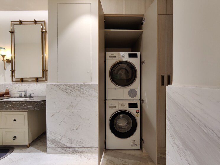 Bathroom, bhartiya-leela-residences Studio 834 Sq.Ft. Apartment In Thanisandra Main Road Bangalore 9198780