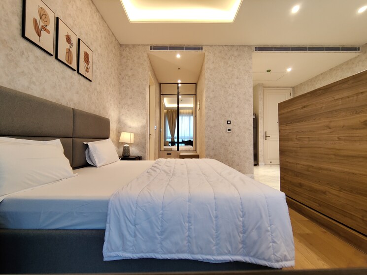 Bedroom, bhartiya-leela-residences Studio 834 Sq.Ft. Apartment In Thanisandra Main Road Bangalore 9198780