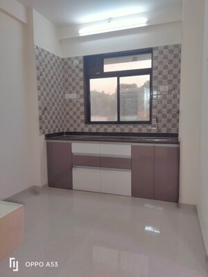 Kitchen in 1 RK Apartment at Silver Shree Swami Samarth Nagar, Virar East – for Sale