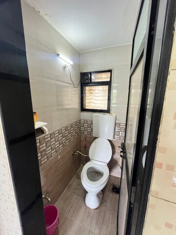 Bathroom in 2 BHK Apartment at Aakar Residency, Kavesar – for Rent