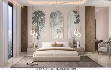 Bedroom in 5 BHK Builder Floor at New Friends Colony – for Sale