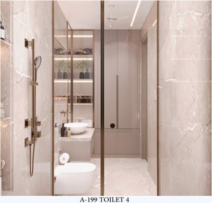 Bathroom in 5 BHK Builder Floor at New Friends Colony – for Sale