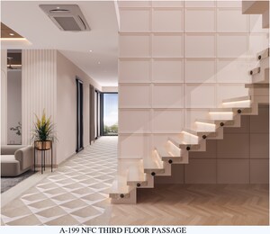 Staircase in 5 BHK Builder Floor at New Friends Colony – for Sale