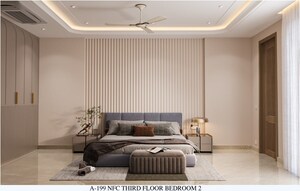 Bedroom in 5 BHK Builder Floor at New Friends Colony – for Sale