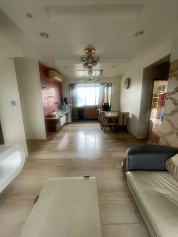Living Room in 3 BHK Apartment at Raheja Acropolis, Deonar – for Rent