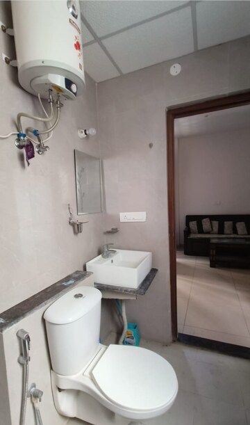 Bathroom in 1 BHK Apartment at Sushma Chandigarh Grande, Lohgarh – for Rent