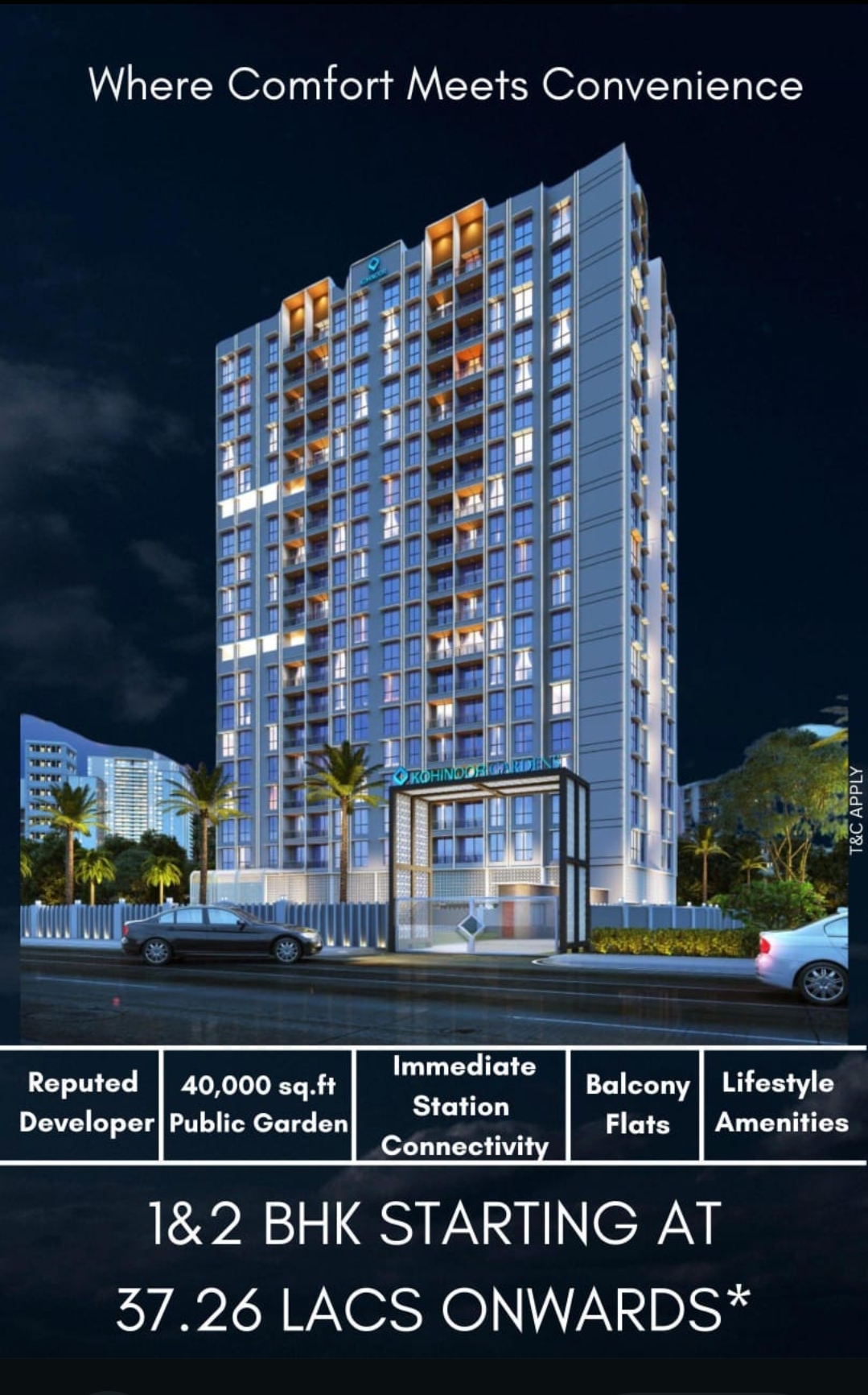 1 BHK Apartment For Sale in Ulhasnagar