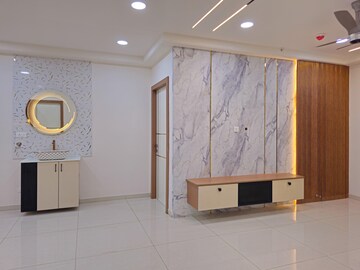 Bathroom in 3 BHK Apartment at Rajapushpa Provincia, Narsingi – for Rent