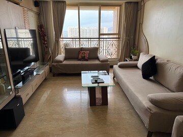 Living Room in 3 BHK Apartment at Hiranandani Glen Croft, Powai – for Rent